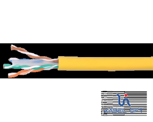 Фотография Кабель связи витая пара U/UTP, кат.5E 4x2х24AWG solid, LSZH, 305м, оранжевый | LC1-C5E04-127 ITK IEK (ИЭК), артикул