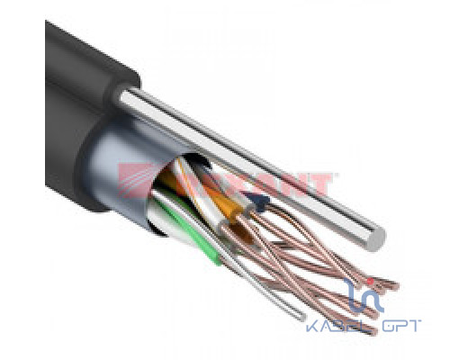 Фотография Кабель FTP 4PR 24AWG CAT5e 305м OUTDOOR + ТРОС*1 | 01-0144 REXANT, артикул