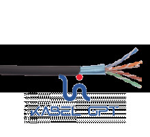 Кабель связи витая пара F/UTP 4х2х23AWG кат.6 solid LDPE (305м) черн. (м) ITK LC3-C604-339 IEK (ИЭК)