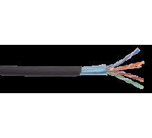 Кабель связи витая пара F/UTP 4х2х23AWG кат.6 solid LDPE (305м) черн. (м) ITK LC3-C604-339 IEK (ИЭК)