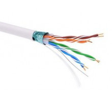 Информационный кабель экранированый F/UTP 4х2 CAT5E, PVC, белый | RN5EFUPV3WH DKC (ДКС)