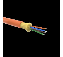 Кабель волоконно-оптический 50/125 (OM2) многомодовый 4 волокна плотное буферное покрытие для внутренней прокладки (уп.2000м) оранж. DKC RNDTIN504LSOR (ДКС)