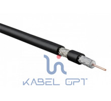 Кабель коаксиальный RG-6 75 Ом (ТВ/SAT/CATV) 18 AWG медь solid PVC (500м) Hyperline 49027