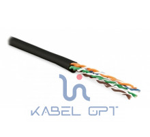 Кабель витая пара UUTP4-C6-P24-NCR-IN-LSZH-BK-100 U/UTP кат.6 4 пары (24 AWG) мж (patch) без разделит. LSZH нг(С)-HF черн. (уп.100м) Hyperline 273526