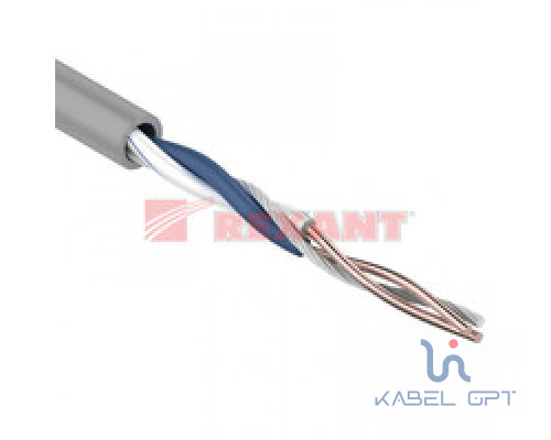 Фотография Кабель UTP 1х2х24AWG кат.5е медь бухта (м) Rexant 01-0002, артикул