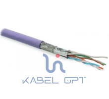 Кабель витая пара SFTP4-C7-P26-IN-LSZH-VL-500 S/FTP кат.7 (600МГц) 4 пары (26 AWG) мж (patch) LSZH нг(С)-HF RAL 4005(уп.500м) Hyperline 236297