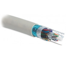 Кабель витая пара FUTP25-C5-S24-IN-PVC-GY (FTP25-C5-SOLID-INDOOR) F/UTP кат.5 25 пар (24 AWG) ож (solid) экран - фольга (2 слоя); центр. сил. элемент PVC (-5град.C +50град.C) сер. Hyperline 23957