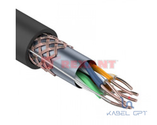 Фотография Кабель S/FTP 4х2х0.51 кат.5е медь наружн. прокл. 305м (м) Rexant 01-0344, артикул