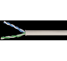 Витая пара ITK кабель связи ШПД U/UTP (неэкранированный) категория 5е 2 пары 24 AWG ПВХ (500м) серый (BC1-C5E02-111) IEK (ИЭК)