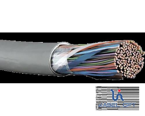 Фотография Кабель связи витая пара U/UTP, кат.5E, 50 пар 50х2х24AWG solid, LSZH, 500м, серый | LC1-C5E50-121 ITK IEK (ИЭК), артикул