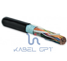 Кабель FUTP50-С3-S24-OUT-PE-BK витая пара F/UTP кат. 3 50 пар (24 AWG) ож (solid) экран-фольга внешн. UV PE (-40град.C - +60град.C) черн. Hyperline 19896