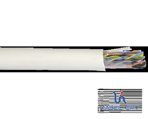 Фотография Кабель связи витая пара F/UTP, кат.5E 50х2х24AWG solid, LSZH, 305м, серый | LC1-C5E50-321 ITK IEK (ИЭК), артикул