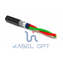 Кабель PB/FC-S-PE для шины ProfiBus FC 1х2х22 AWG (0.64мм) однопров. жилы (solid) SF/UTP двойн. обол. внеш. прокл.; PE (UV) (-40град.C - +70град.C) черн. Hyperline 26245