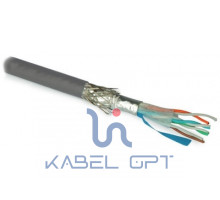 Кабель витая пара ISF4-C5e-P-IO-305 для сетей Industrial Ethernet кат.5e 4х2х24/7 AWG многопров. жилы (patch) SF/UTP внутр. и внеш. прокл. (-45град.C - +70град.C) PVC (UV) (уп.305м) Hyperline 254836