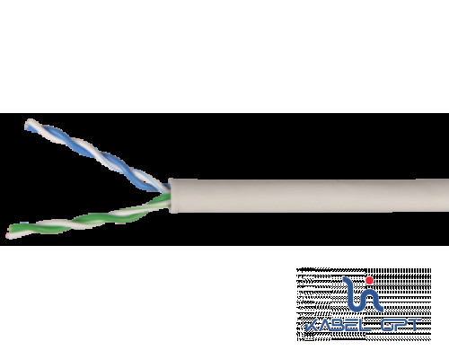 Фотография Кабель связи витая пара ШПД U/UTP кат. 5e 24AWG 2х2х0.48мм solid LSZH (500м) бел. (м) ITK BC1-C5E02-128 IEK (ИЭК), артикул