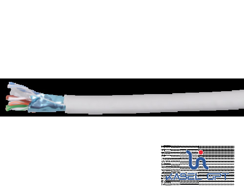 Фотография Кабель связи витая пара ШПД F/UTP кат. 5e 24AWG 4х2х0.48мм solid LSZH (305м) бел. (м) ITK BC1-C5E04-328 IEK (ИЭК), артикул